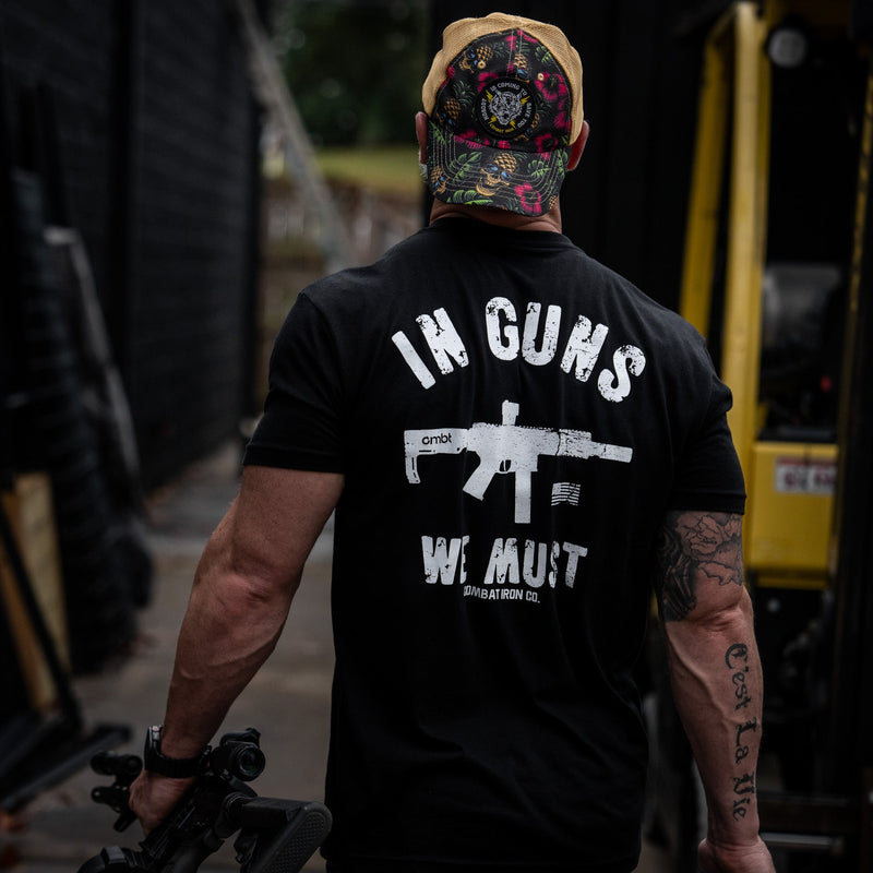 Load image into Gallery viewer, In Guns We Must Men's T-Shirt
