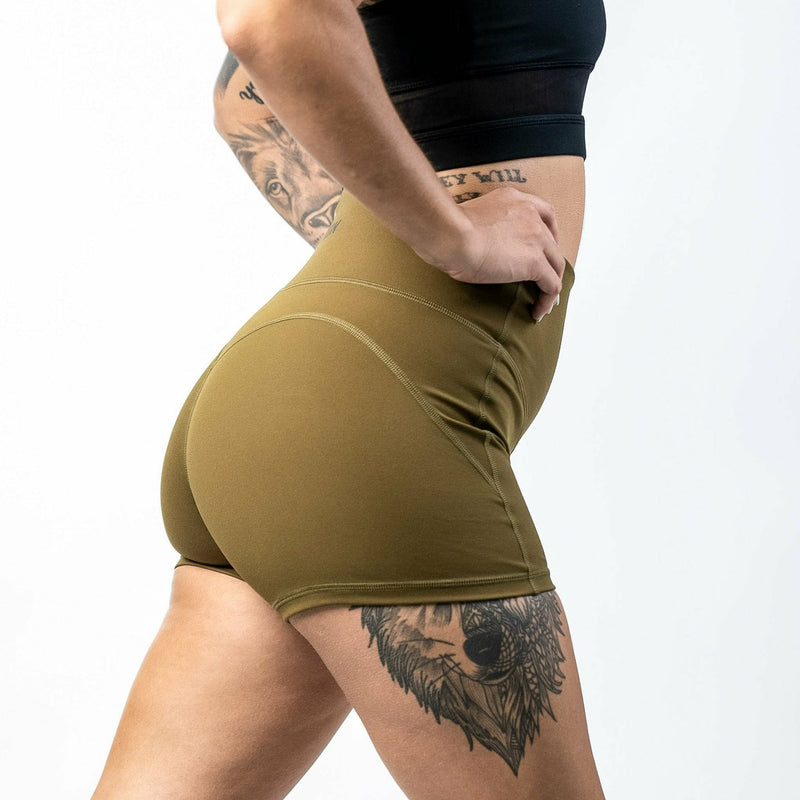 Load image into Gallery viewer, LADIES LUXE HIGH WAISTED SHORTS
