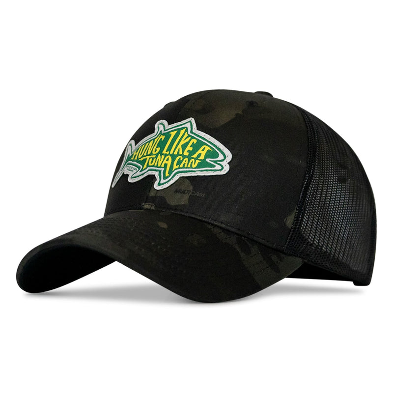 Load image into Gallery viewer, Hung Like A Tuna Can Snapback Hat
