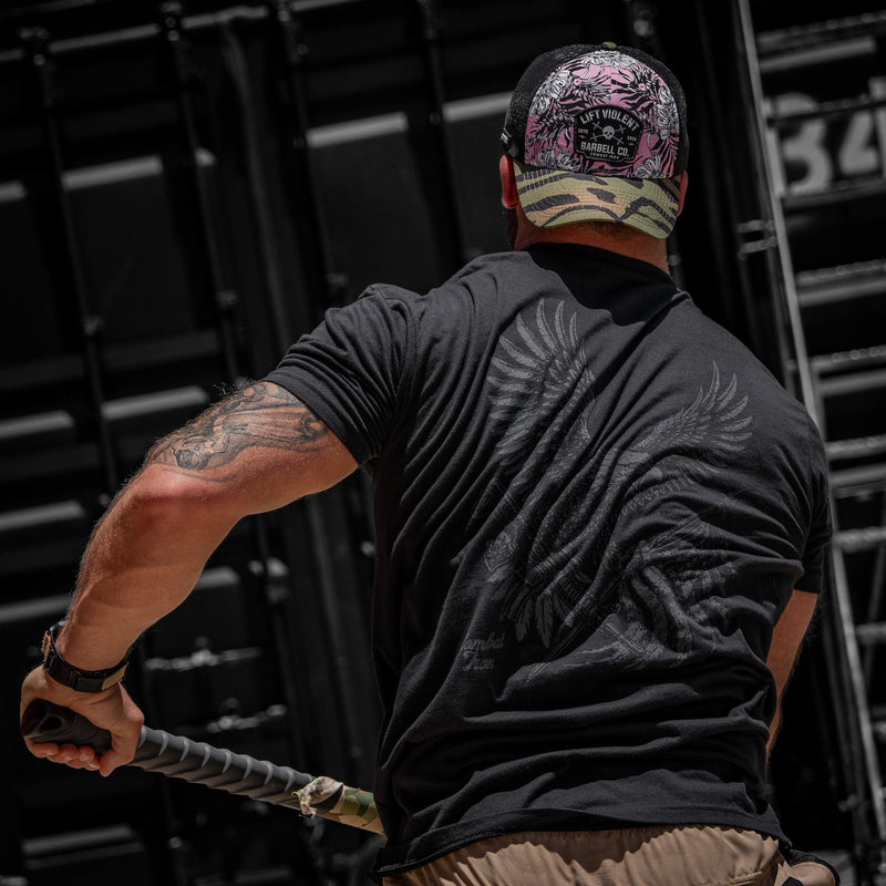 Load image into Gallery viewer, Lift Violent Barbell Co Patch Original Ripstop Snapback Hat
