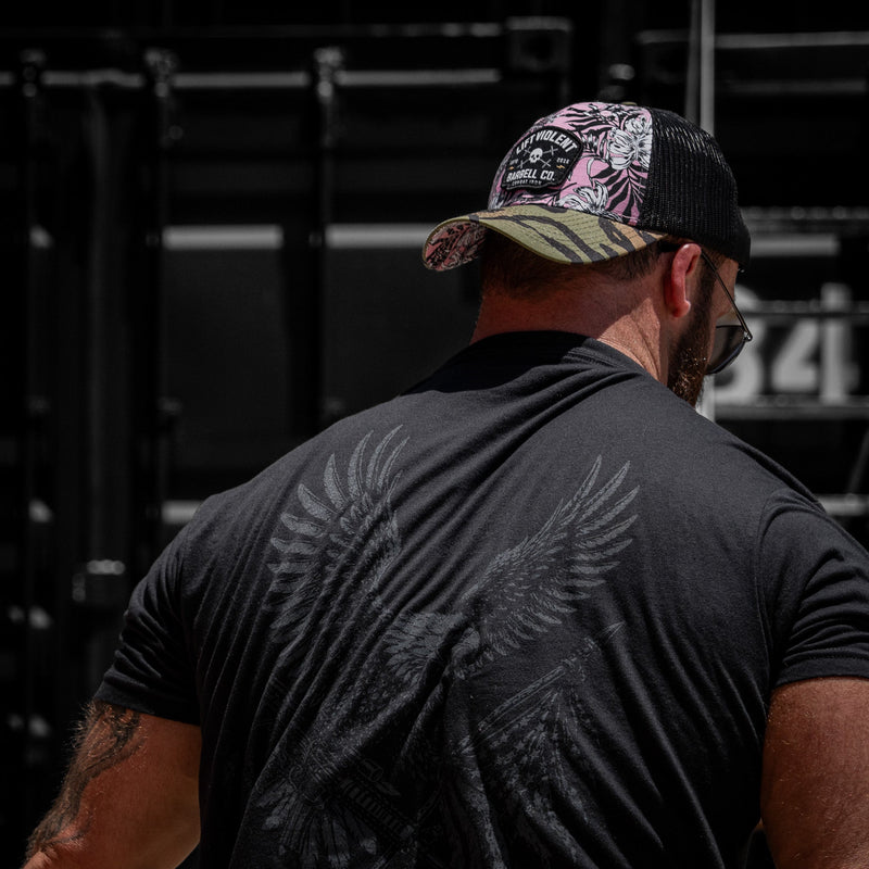 Load image into Gallery viewer, Lift Violent Barbell Co Patch Original Ripstop Snapback Hat

