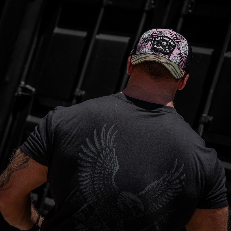 Load image into Gallery viewer, Lift Violent Barbell Co Patch Original Ripstop Snapback Hat
