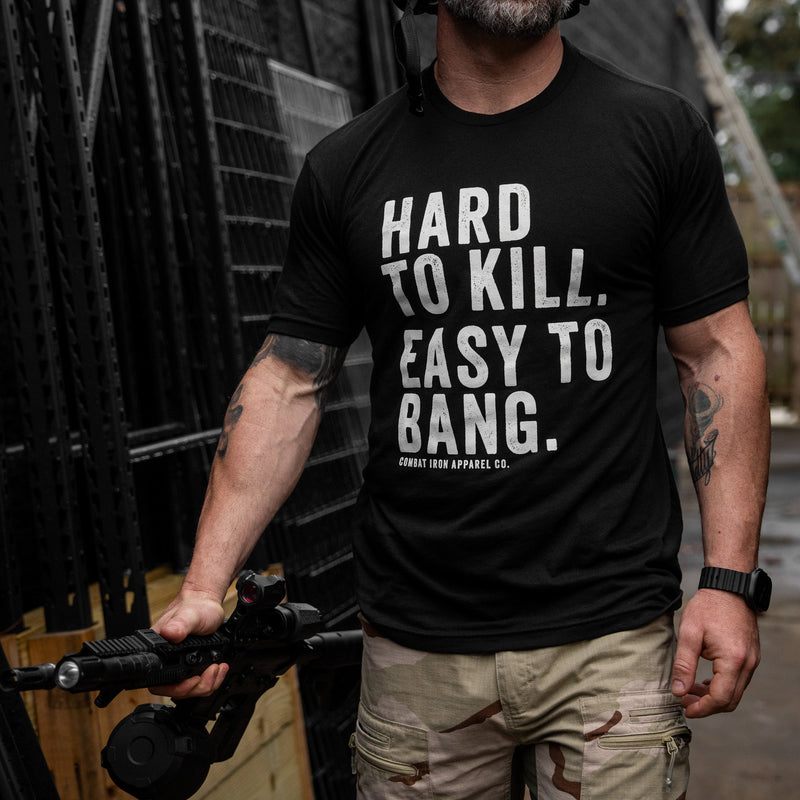 Load image into Gallery viewer, Hard to Kill. Easy to Bang. Men's T-Shirt
