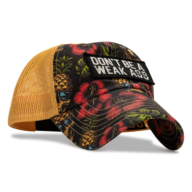 Load image into Gallery viewer, Don't Be A Weak Ass Patch Tactical Ripstop Mesh Snapback Hat
