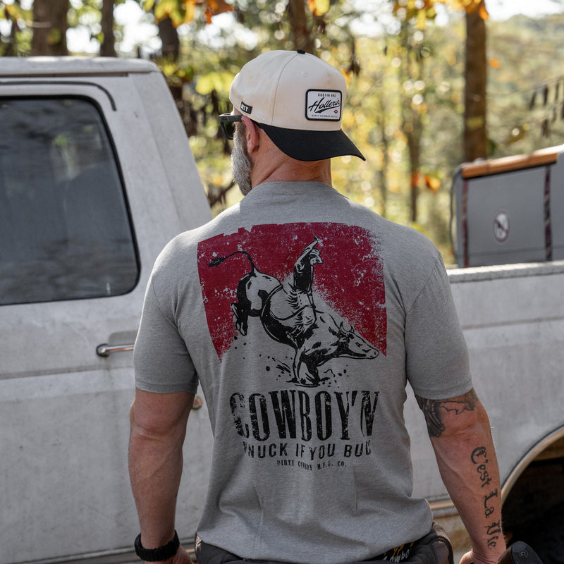 Load image into Gallery viewer, Cowboy&#39;n | Knuck If You Buck Men&#39;s T-Shirt
