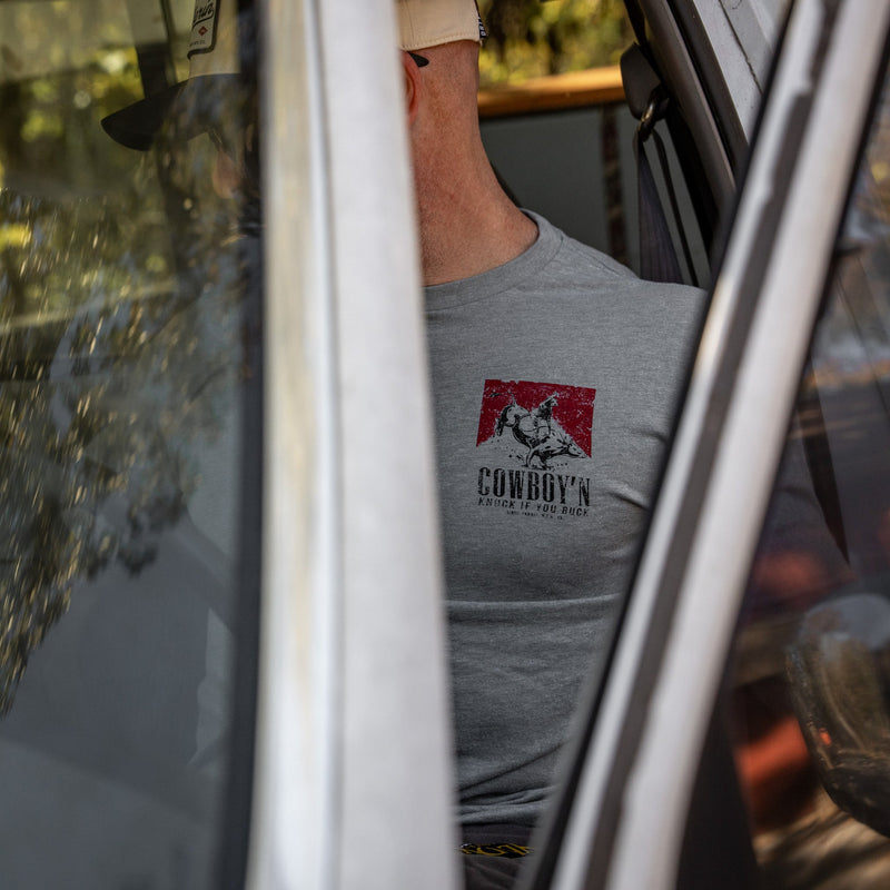 Load image into Gallery viewer, Cowboy&#39;n | Knuck If You Buck Men&#39;s T-Shirt

