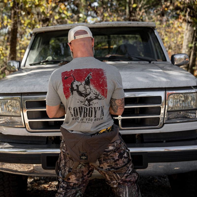 Load image into Gallery viewer, Cowboy&#39;n | Knuck If You Buck Men&#39;s T-Shirt
