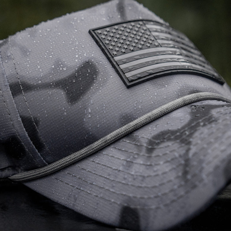 Load image into Gallery viewer, American Flag PVC Patch Waterproof Weekender Snapback
