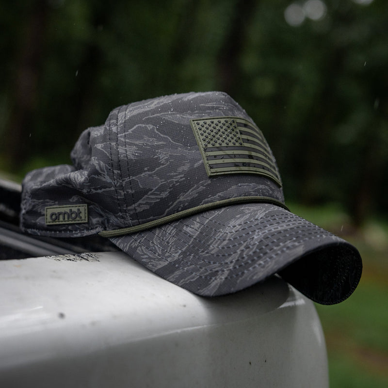 Load image into Gallery viewer, American Flag PVC Patch Waterproof Weekender Snapback
