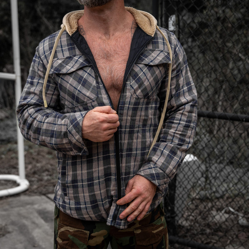 Load image into Gallery viewer, Frontier Zip Flannel Jacket
