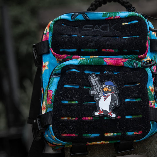 Patriotic Penguin PVC Patch