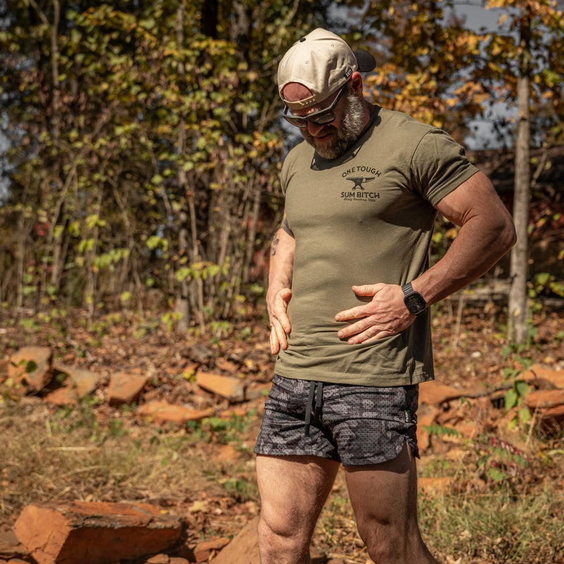 Load image into Gallery viewer, One Tough Sum Born and Raised American Outlaw Men&#39;s T-Shirt
