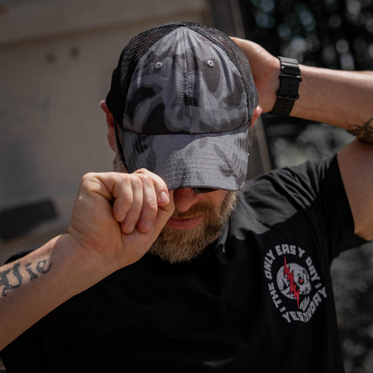 Ripstop Mesh Snapback Hat [no patch]