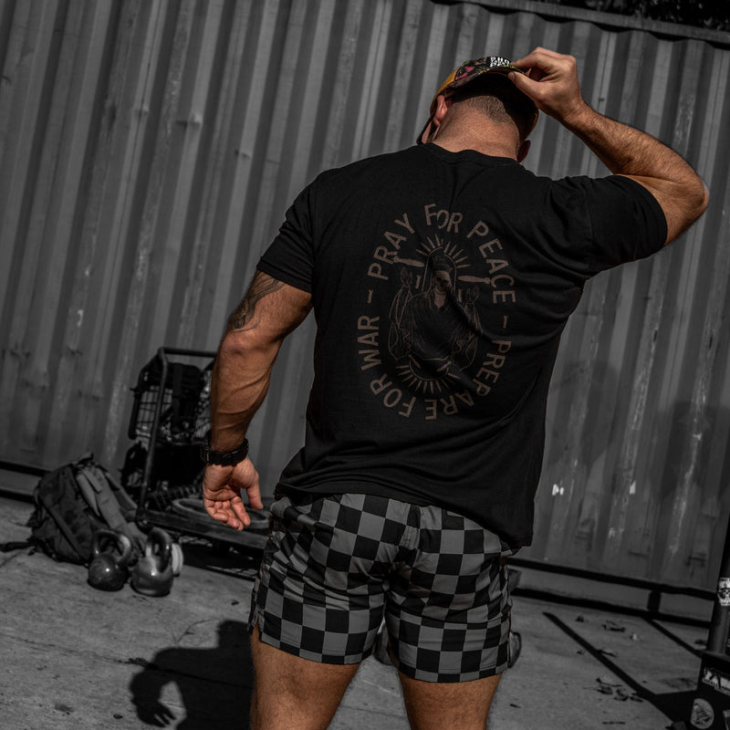 Load image into Gallery viewer, Pray For Peace. Prepare For War. Men's T-Shirt
