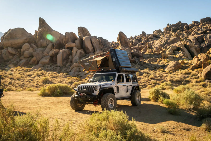 Load image into Gallery viewer, Alpha II Hardshell Rooftop Tent – ABS – 2 Person – Black – Lightweight Off-Road Tent

