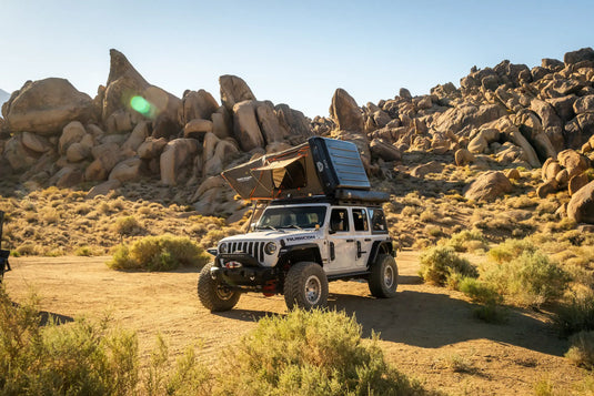 Alpha II Hardshell Rooftop Tent – ABS – 2 Person – Black – Lightweight Off-Road Tent