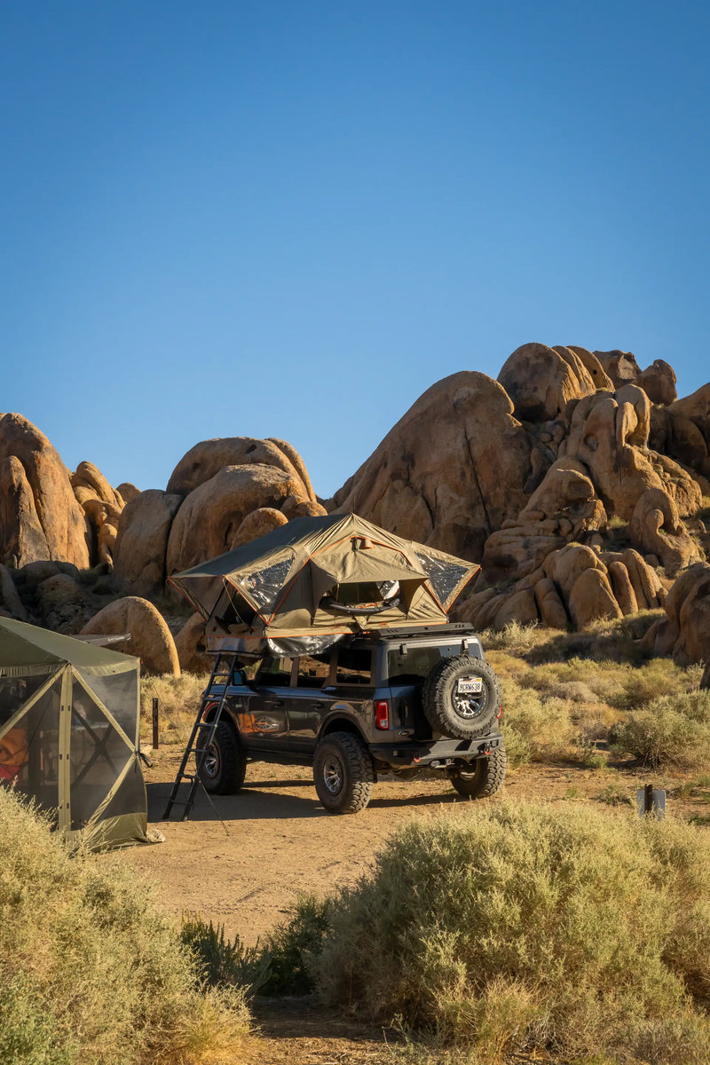 Load image into Gallery viewer, Alpha II Hardshell Rooftop Tent – ABS – 2 Person – Black – Lightweight Off-Road Tent
