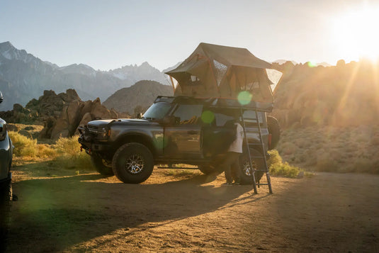 Trailhead Softshell Rooftop Tent – 2 Person – Tan – Lightweight Camping Setup