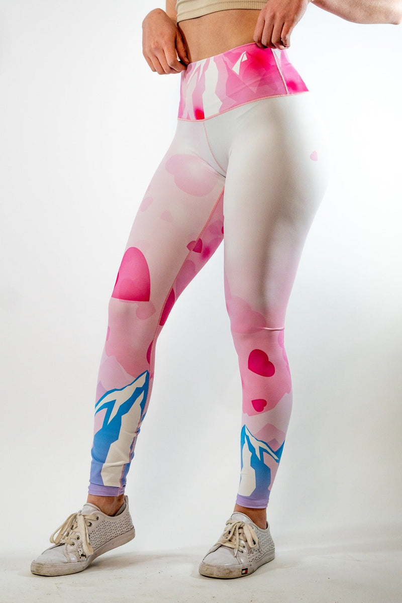 Load image into Gallery viewer, Mountain Limited Edition Lots of Love Yoga Pants
