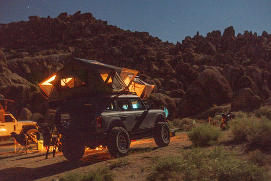 Trailhead Softshell Rooftop Tent – 2 Person – Tan – Lightweight Camping Setup