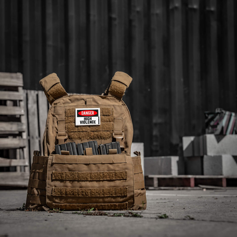 Load image into Gallery viewer, Danger High Violence Pvc Patch
