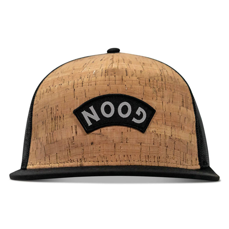 Load image into Gallery viewer, Goon Arched Patch Mesh Snapback Flatbill Curved Hat
