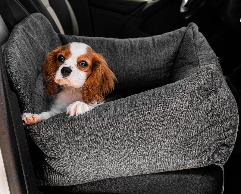Load image into Gallery viewer, PupProtector™ Performance Tweed Memory Foam Dog Car Bed
