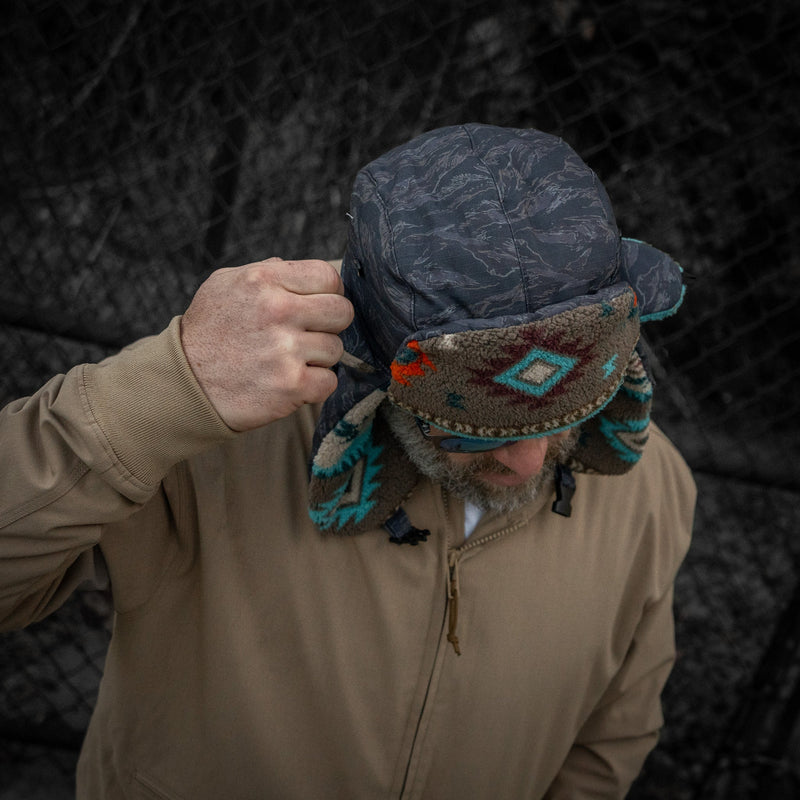 Load image into Gallery viewer, Insulated Ripstop Trapper Hat – Cold Weather
