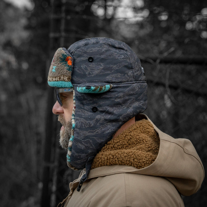 Load image into Gallery viewer, Insulated Ripstop Trapper Hat – Cold Weather
