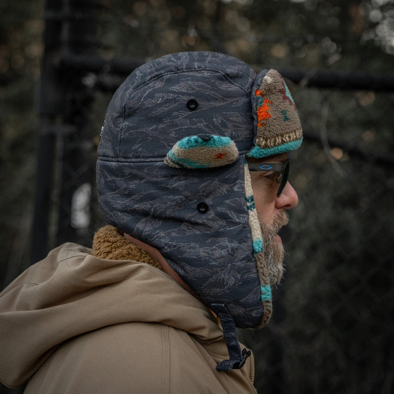 Load image into Gallery viewer, Insulated Ripstop Trapper Hat – Cold Weather
