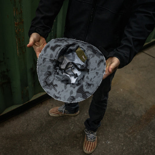 Distressed Ripstop Mid-Profile Tactical Boonie Hat