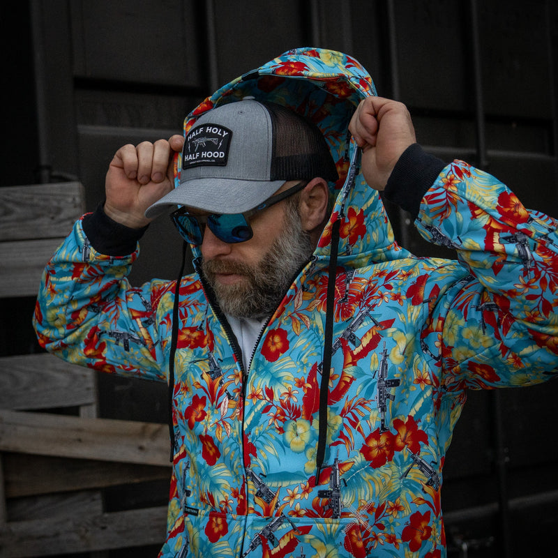 Load image into Gallery viewer, Half Holy. Half Hood. Patch Snapback Hat
