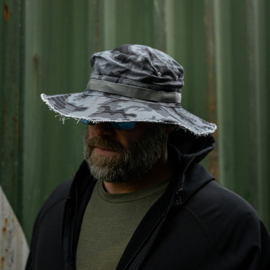 Distressed Ripstop Mid-Profile Tactical Boonie Hat