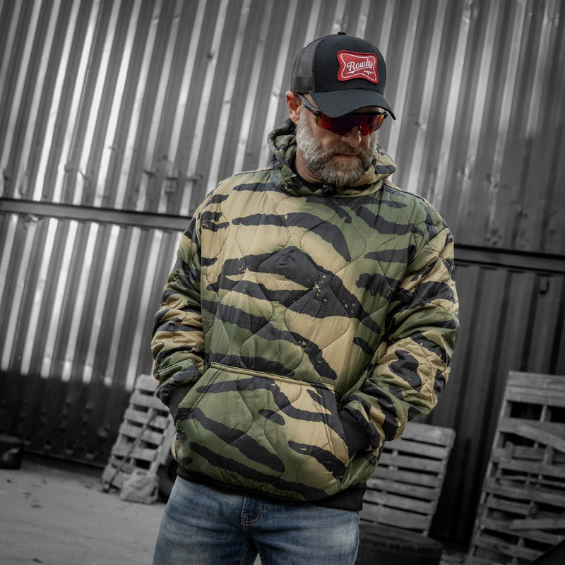 Load image into Gallery viewer, Rowdy Beer Logo Patch Snapback Hat
