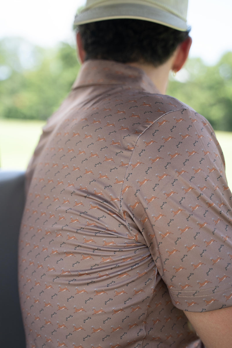 Load image into Gallery viewer, &quot;Jumpin&#39; Buck&quot; Golf Polo
