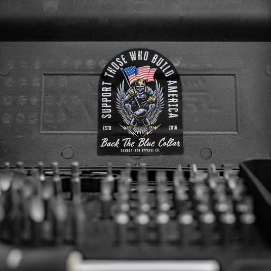 Support Those Who Build America Decal Sticker