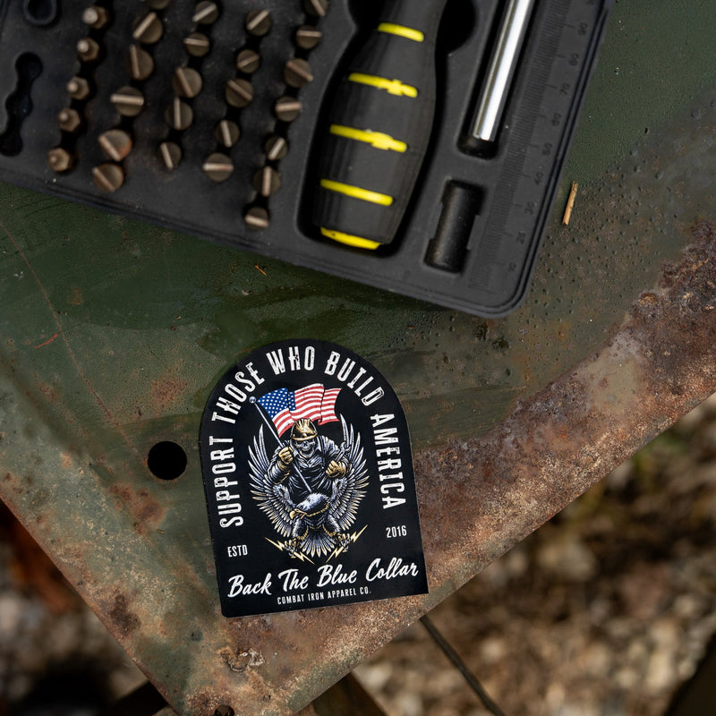 Load image into Gallery viewer, Support Those Who Build America Decal Sticker
