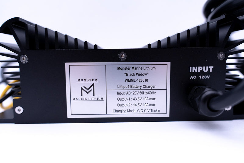 Load image into Gallery viewer, Dual 12v &amp; 36v marine waterproof Lead/AGM/Lithium charger
