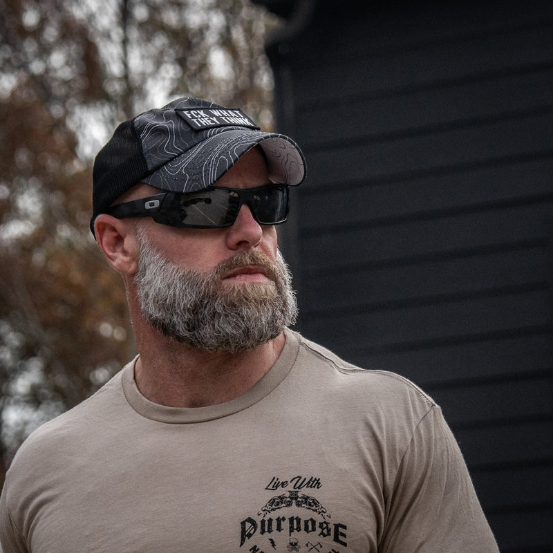 Load image into Gallery viewer, Fck What They Think Patch Tactical Ripstop Mesh Snapback Hat
