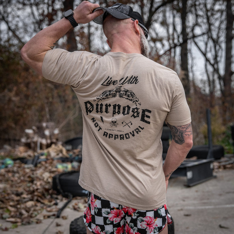 Load image into Gallery viewer, Live With Purpose. Not Approval Men&#39;s T-Shirt
