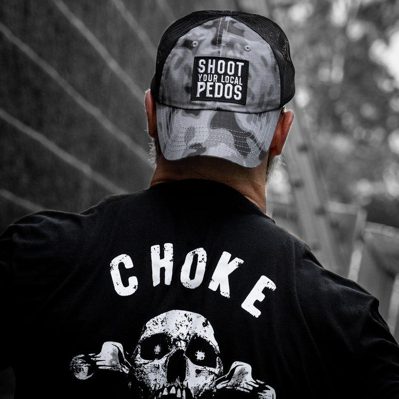 Load image into Gallery viewer, Shoot Your Local Pedos Patch Tactical Ripstop Mesh Snapback Hat
