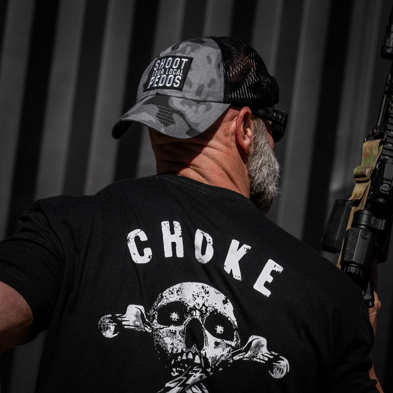Load image into Gallery viewer, Shoot Your Local Pedos Patch Tactical Ripstop Mesh Snapback Hat
