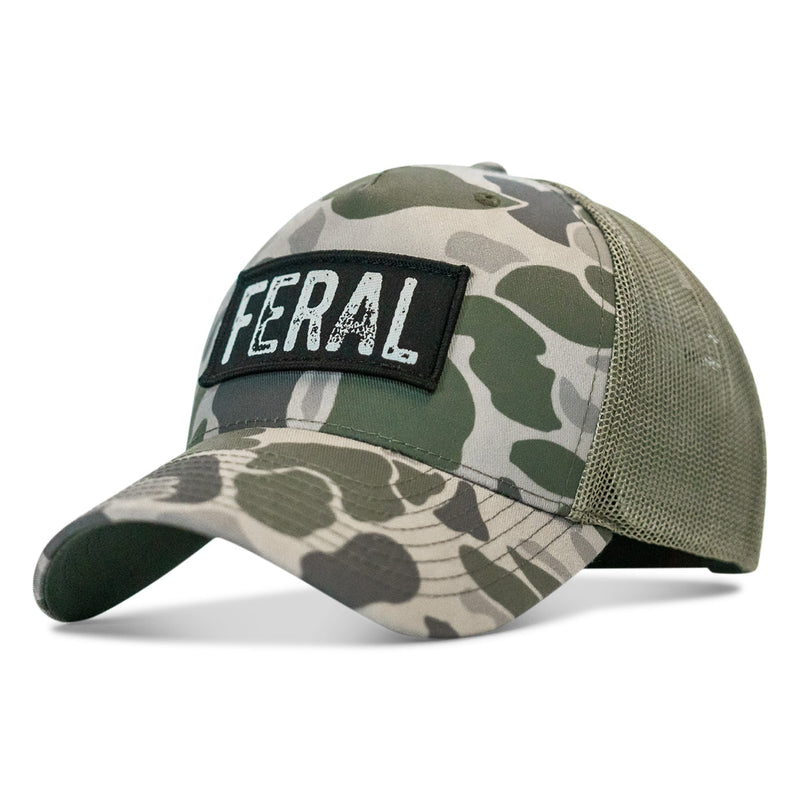 Load image into Gallery viewer, Feral Vintaged Patch Snapback Hat
