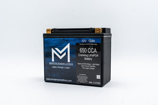 650CCA 12V 12AH Cranking Lithium Battery