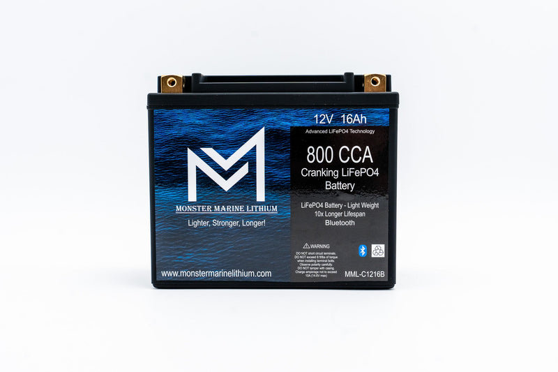 Load image into Gallery viewer, 800CCA 12V 16AH Cranking Lithium Battery - BLUETOOTH
