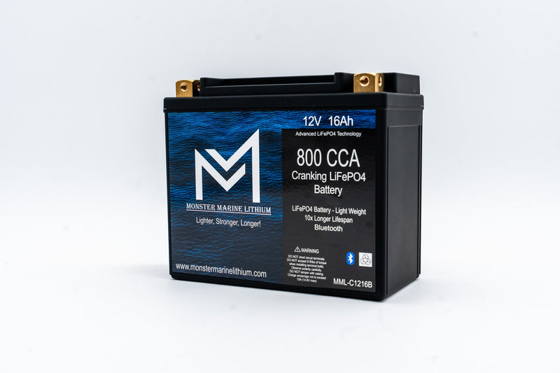 Load image into Gallery viewer, 800CCA 12V 16AH Cranking Lithium Battery - BLUETOOTH
