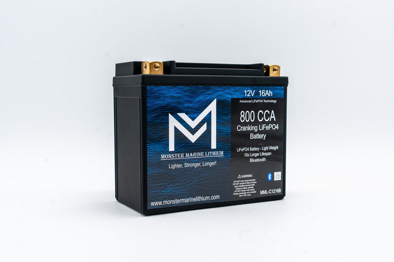 Load image into Gallery viewer, 800CCA 12V 16AH Cranking Lithium Battery - BLUETOOTH
