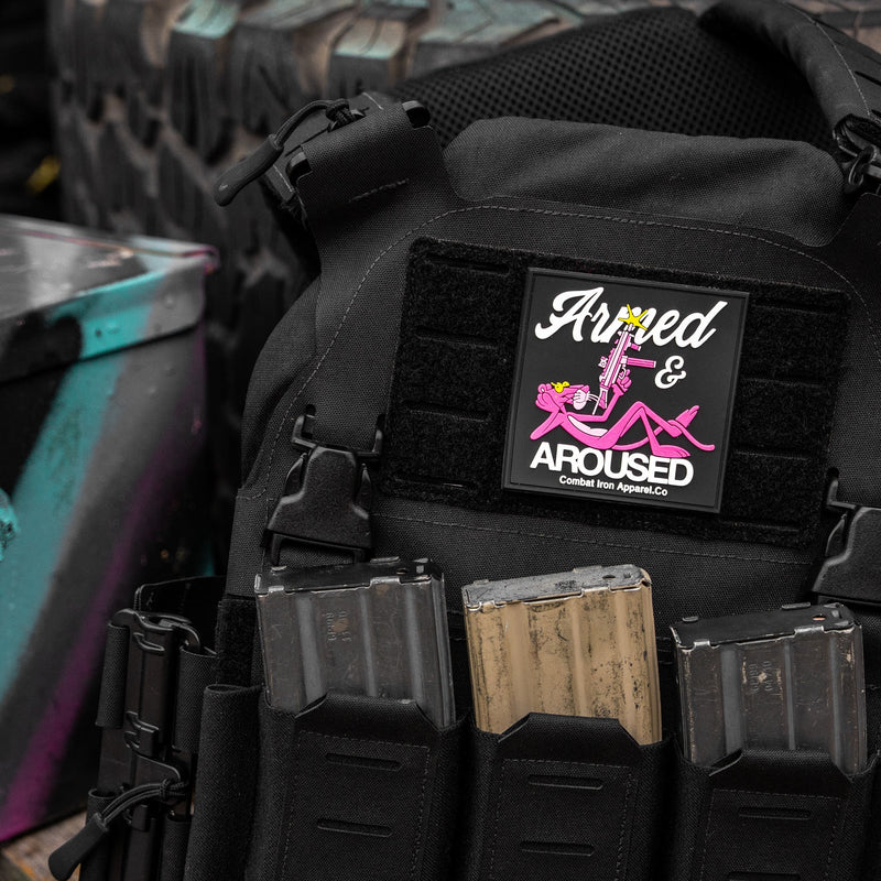 Load image into Gallery viewer, Armed &amp; Aroused PVC Patch
