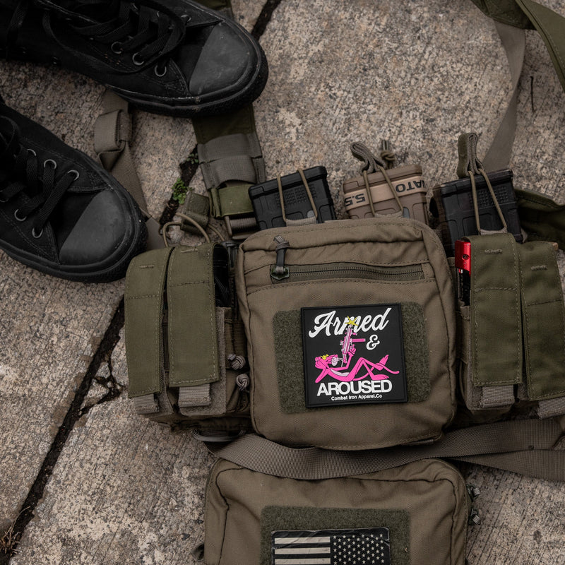 Load image into Gallery viewer, Armed &amp; Aroused PVC Patch
