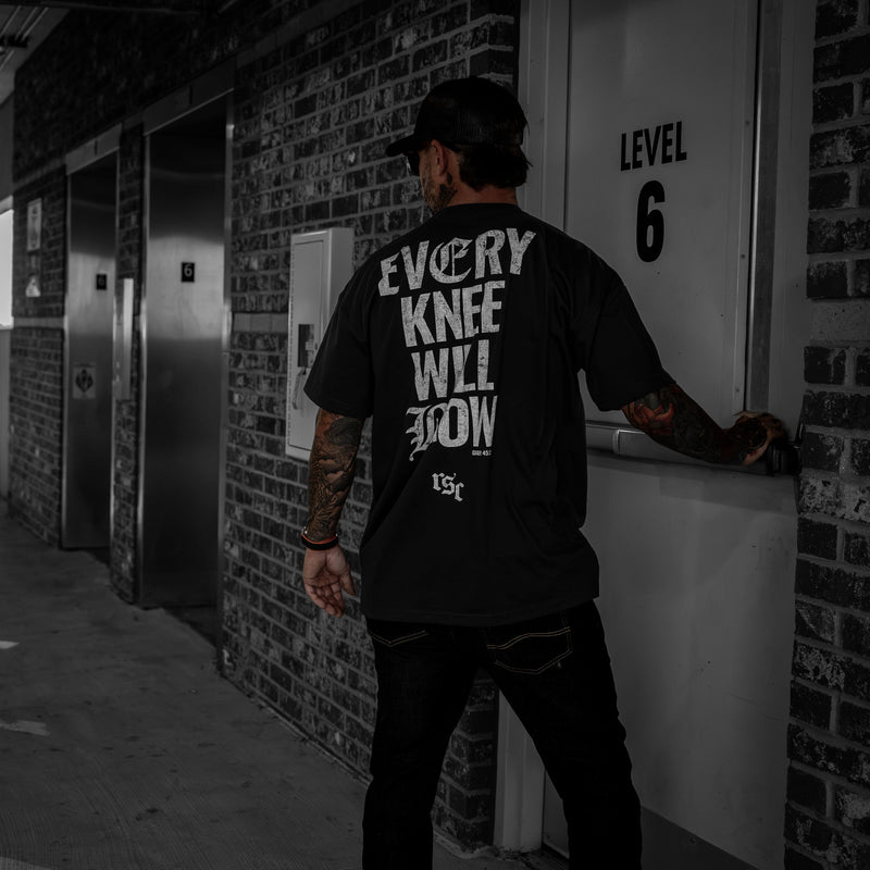 Load image into Gallery viewer, Every Knee Will Bow Men's Heavyweight T-Shirt
